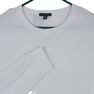 Beyond Yoga Sweatshirt Men's XL White Pullover Modal Stretch Long Sleeve READ